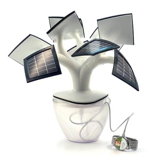 會充電的樹，既可以充電又可以照明，實用又美觀--置頂表情