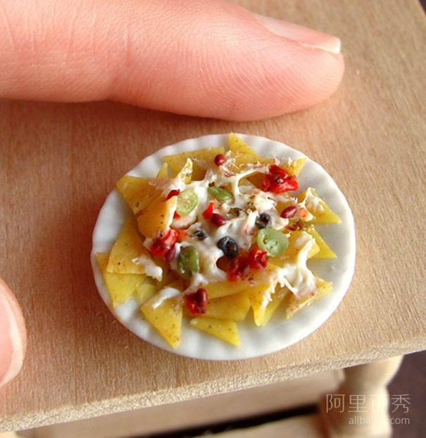 逼真的微型粘土食物雕塑 讓人想要流口水--置頂表情